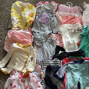 3-6 MONTH BABY GIRL CLOTHES BUNDLE